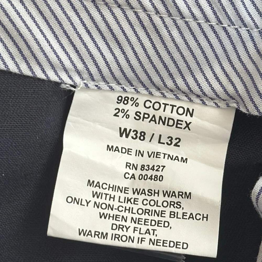 1946 Ballin Flat-Front Non-Iron Stretch Twill Trouser 38x32
